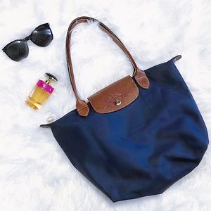 Longchamp Le Pliage Medium Nylon Tote - Navy